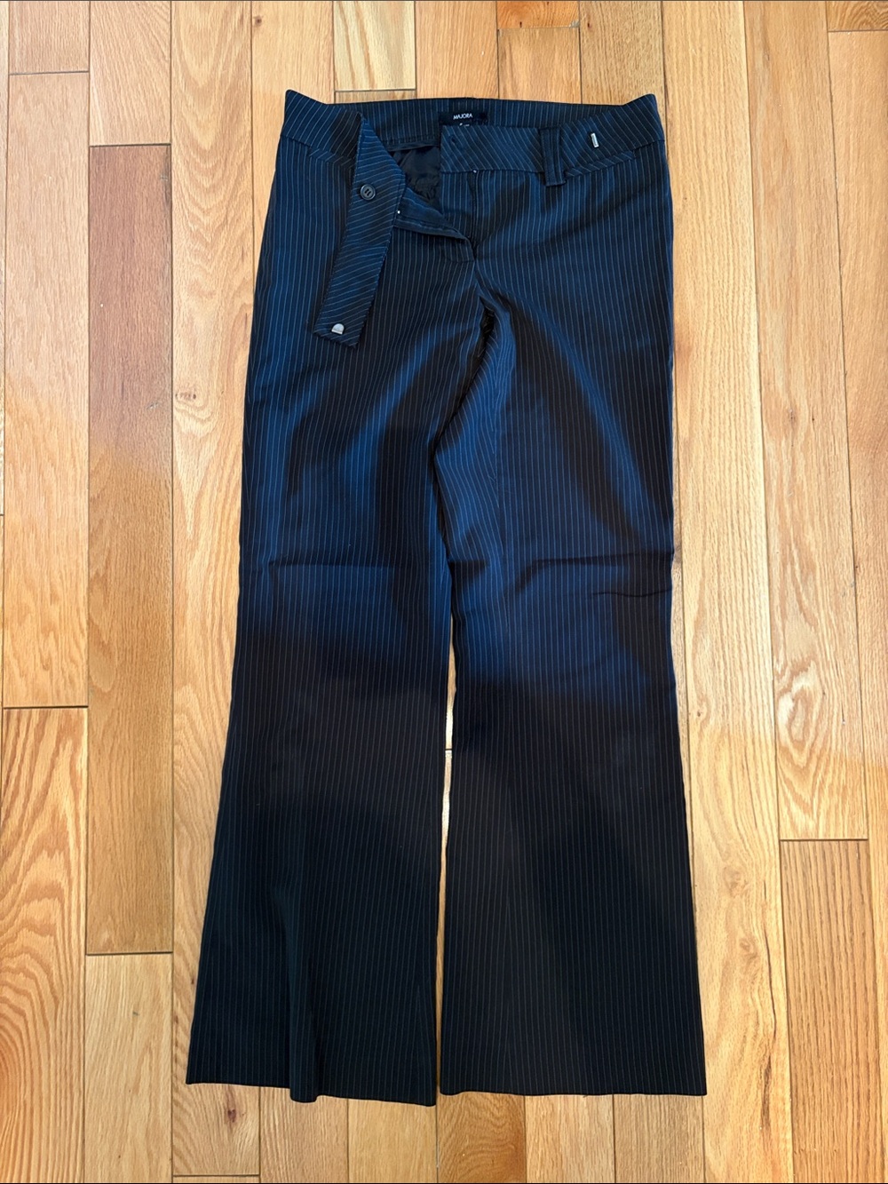 Women’s Black Pinstripe Dress Pants